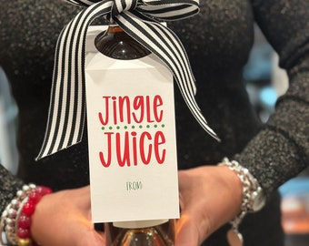 Funny Christmas Wine Tag – Holiday Hostess Gift