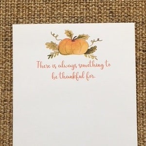 Pumpkin Notepad - Personalized - Fall - Thankful - Thanksgiving - Hostess Gift - Birthday Gift - Teachers Gift