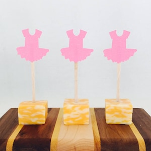 15 Pink Tutu Appetizer Picks: Ballerina Party Decorations