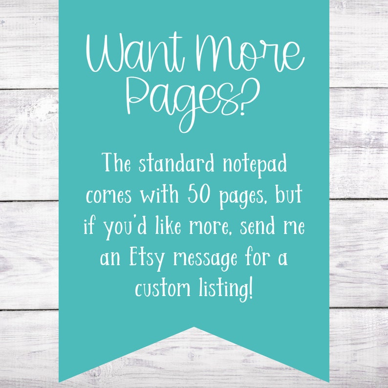 Notepad End Personalized Teacher Notepad: End of Year Gift - Etsy
