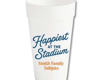 Custom Stadium Foam Cups | Personalized Tailgate Party Drinkware