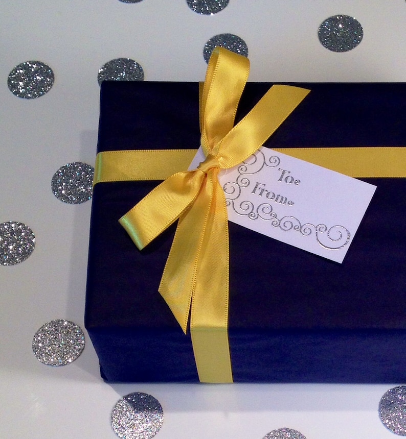 Congratulations Folded Note Cards and Envelopes Set of 8 Silver and White Polka Dot Design