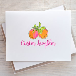 10 tarjetas de notas personalizadas - Naranjas - Frutas - Florida - Gracias Nota - Recomañote - Regalo de Navidad - Relleno de medias - Cumpleaños