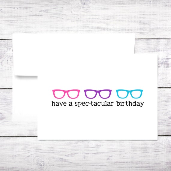 Punny Eyeglass Card Punny Eyeglass Card