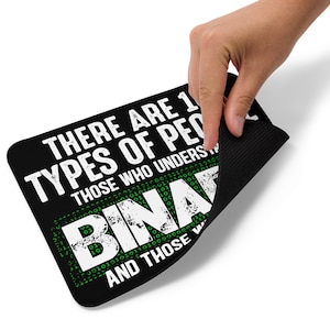 Binary Mouse pad
