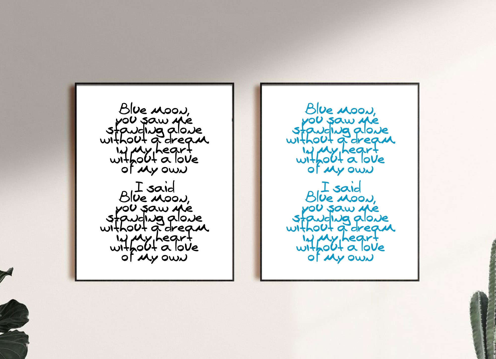 Manchester City Print Blue Moon Man City Football Prints - Etsy UK