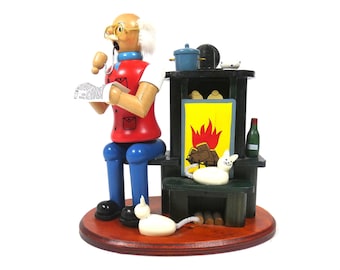 Tedesco Incenso Fumatore Palla Figur Tedesco Incenso Fumatore Uomo