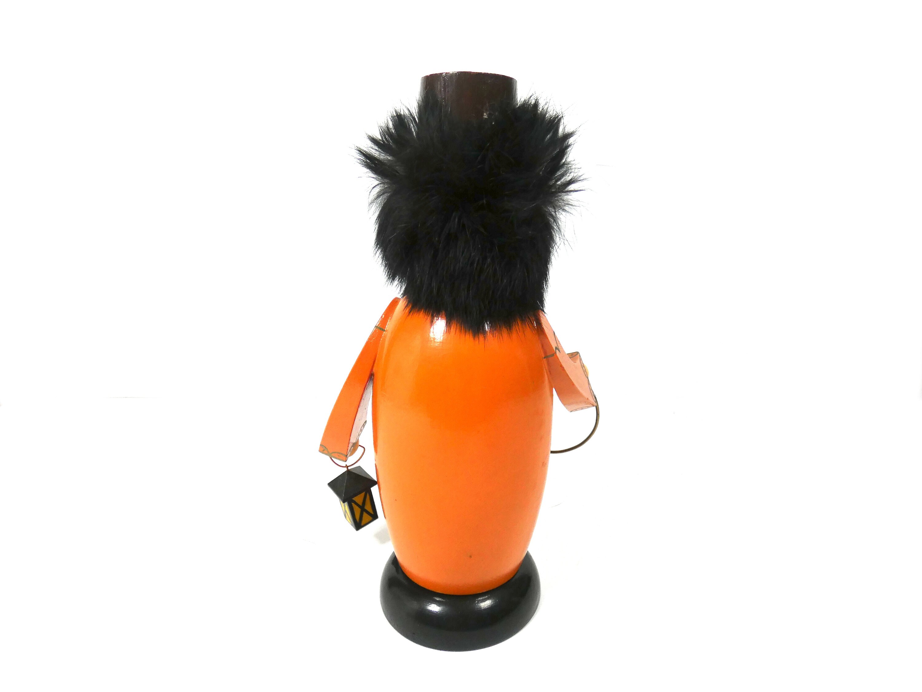 Figura Erzgebirge, grande/grande fumatore di incenso, rauchermannchen vintage, bruciatore di incenso tedesco Erzgebirge - Italia
