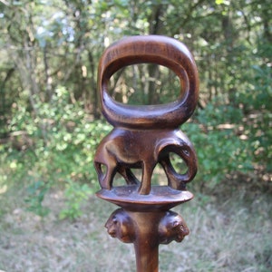 Beautiful vintage walking stick, handmade wooden cane,unique wooden walking cane