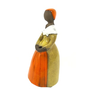 Schwedische Blumenmädchen Vase, schwedische Keramik, skandinavische Keramik,