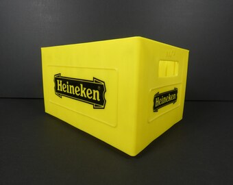 CD storage/rack, vintage Dutch Heineken Beer Crate, plastic mini beer crate