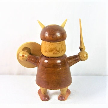 Beautiful Big Viking Vintage Sweden, Scandinavian Wooden Viking - Etsy