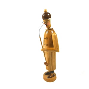 Erzgebirge figure, incense smoker man, Wilhelm Busch rauchermannchen, incense burner, erzgebirge,german incense smoker man