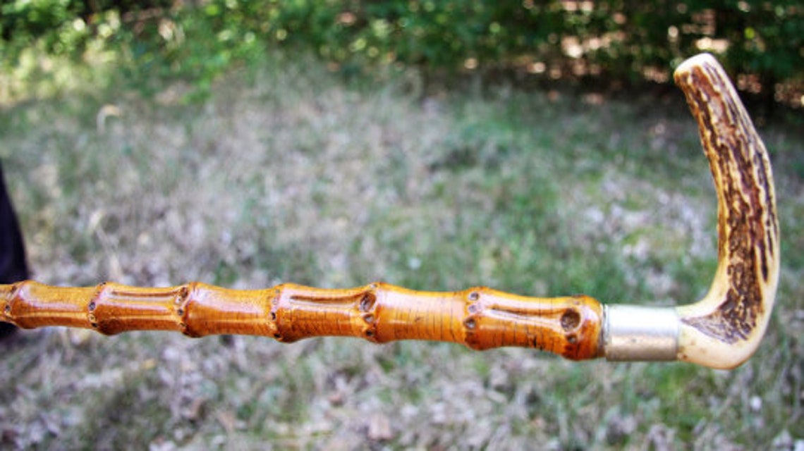 Beautiful vintage elegant ladies walking stick handmade Etsy