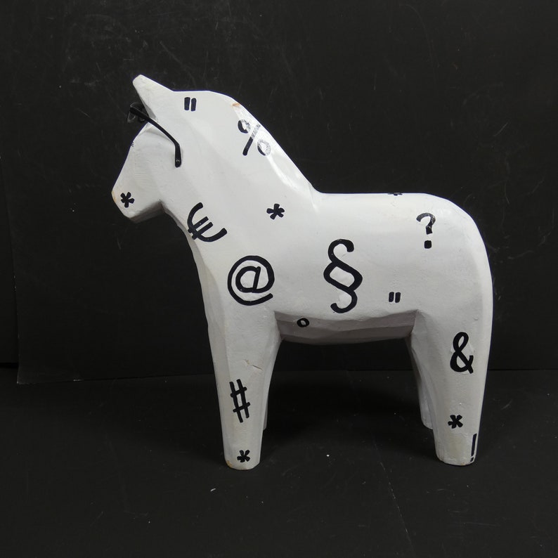 Scandinavia Horse Ikea Model Sweden Swedish Wooden Horse Etsy UK