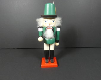 東ドイツ製 エルツ山地 アンティーク伝統的木製くるみ割り人形 28cm