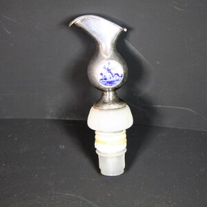 Wunderschöner Delfts Blauw Flaschenstopper, Vintage Flaschenstopper, holländischer Weinkorken, Weinkorken