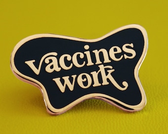Vacciner fungerar emaljnål – gåva inom folkhälsoarbete – sjuksköterska epidemiolognål – vetenskaplig vaccin emaljnål