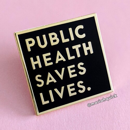 PUBLIC HEALTH Enamel Pin / Science / Scientist / Microbiology | Etsy