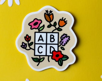 Odds ratio sticker - Public Health waterproof Sticker epidemiology / science / nurse / lab tech / vaccinate planner calendar biology