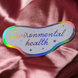 Environmental Health - Public Health waterproof Sticker epidemiology / science / nurse / researcher vaccinate planner calendar biology phd
