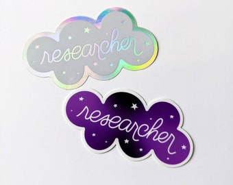 Researcher - Public Health waterproof Sticker epidemiology / science / nurse / researcher vaccinate planner calendar biology phd