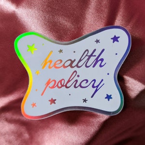 Health Policy - Public Health waterproof Sticker epidemiology / science / nurse / researcher vaccinate planner calendar biology phd