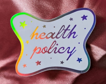 Health Policy - Public Health waterproof Sticker epidemiology / science / nurse / researcher vaccinate planner calendar biology phd