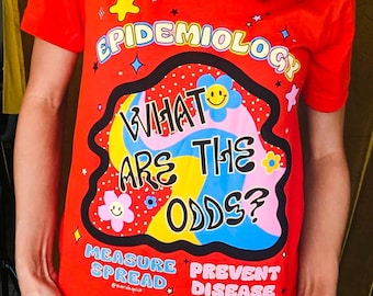 Retro epidemiologi, vad är oddsen? T-shirt | Folkhälsostatistik | Examenspresent