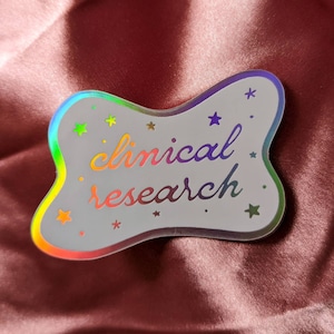 Clinical Research - Public Health waterproof Sticker epidemiology / science / nurse / researcher vaccinate planner calendar biology phd