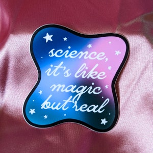 Science is Magic - Public Health waterproof Sticker epidemiology / science / nurse / lab tech / vaccinate planner calendar biology