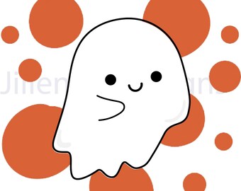 Little Ghost Clipart, Ghost SVG, Ghost Clipart, Halloween Clipart, Halloween SVG, Fall Clipart, Holiday Clipart, Clipart for Teachers