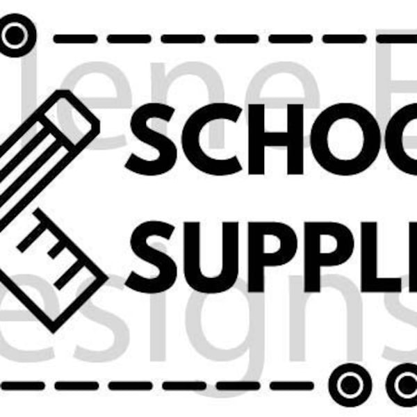 School Supplies Clip Art, School Supplies SVG, Teacher Clip Art, School Clip Art, Back to School Clip Art, Back to School SVG