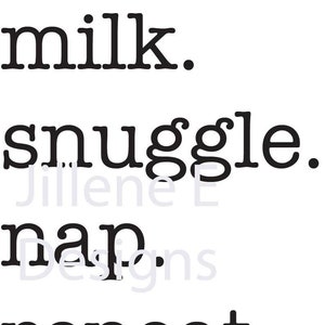 Melk. Lekker. Dutten. Herhalen. SVG, Baby SVG, Baby png, Baby bodysuits svg, Baby bodysuit png, Nieuwe Baby, Baby Douche, Baby Aankondiging