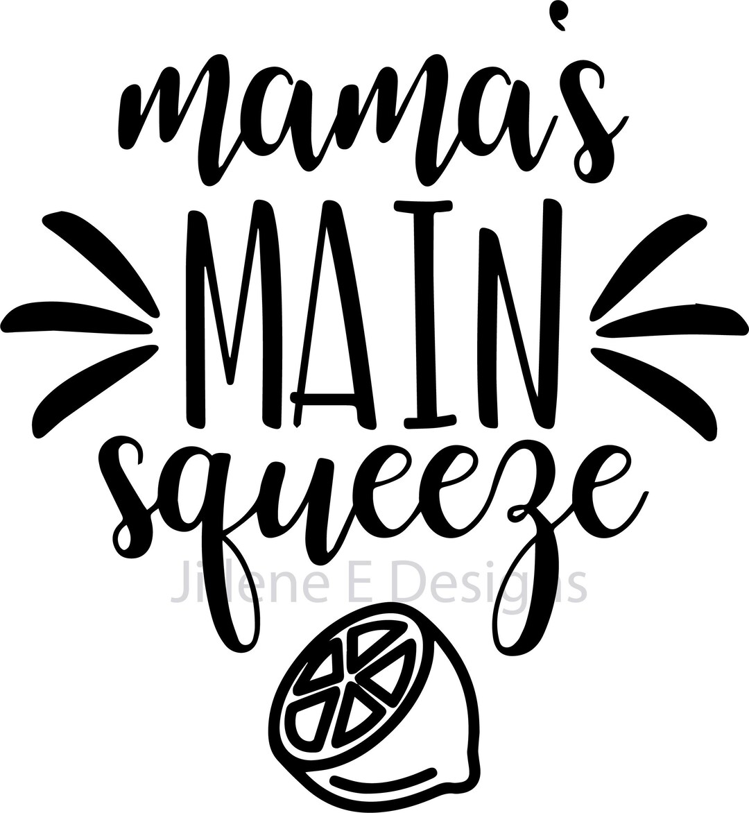 Mama's Main Squeeze SVG, Baby Bodysuit Svg, Baby Bodysuit Png, Baby ...