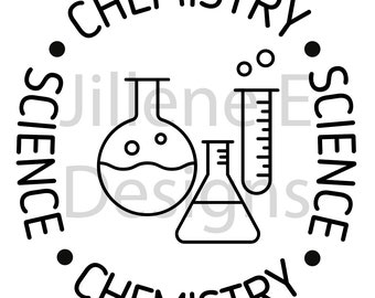 Chemistry and Science Clip Art, Chemistry SVG, Science SVG, Science Class Clip Art, Teacher Clip Art, School Clip Art, School SVG