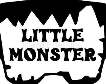 Little Monster SVG, Little Monster PNG, Frankenstein svg, Halloween svg, Files for Cricut, Holiday svg, Kids shirts svg, Baby Onesies