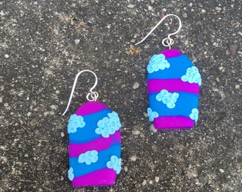 The Alyssa | Dangle Post Earrings |Hypoallergenic | Polymer Clay | Ready to ship