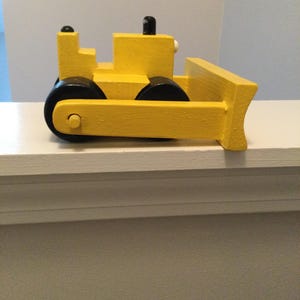 Houten buldozer