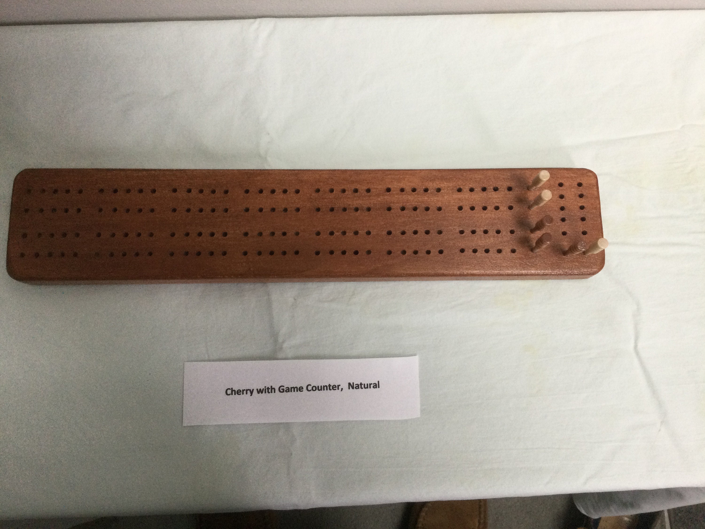 Tablero cribbage para dos jugadores con contador de juego | Etsy