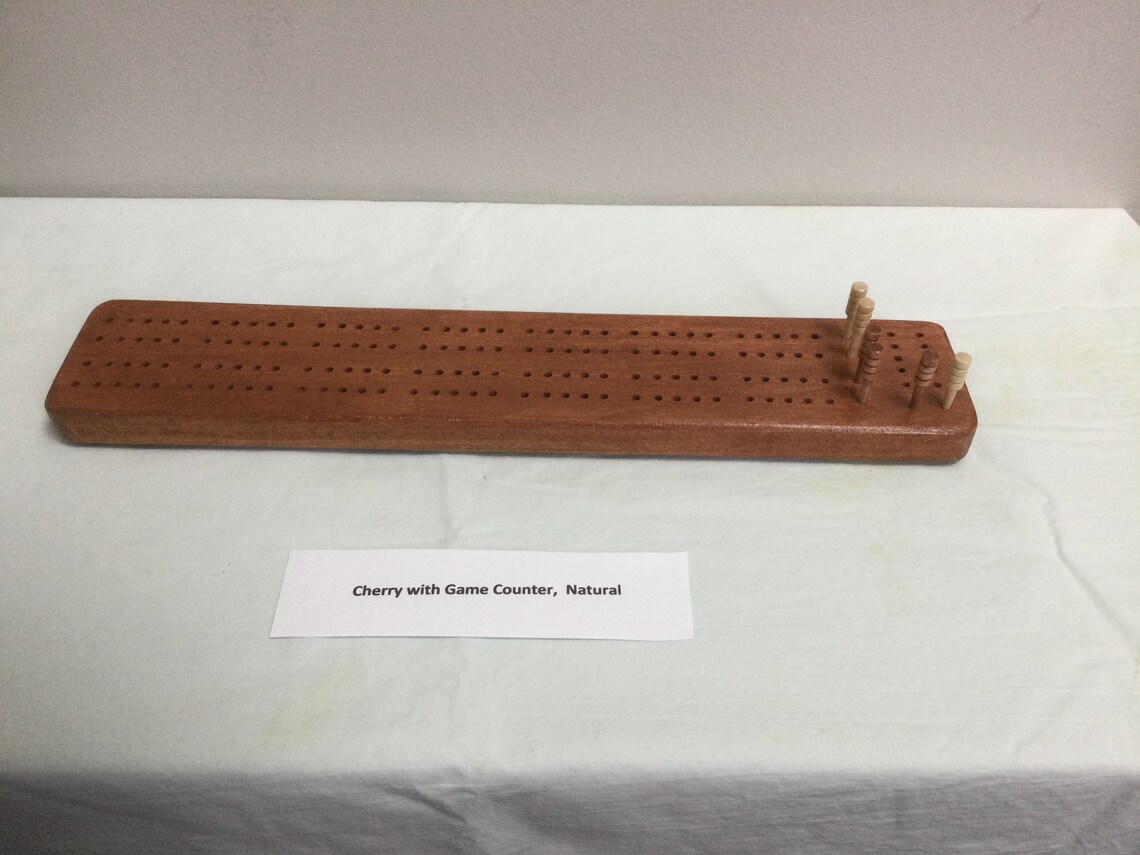 Tablero cribbage para dos jugadores con contador de juego | Etsy