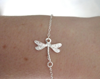 Dragonfly bracelet in 925 silver