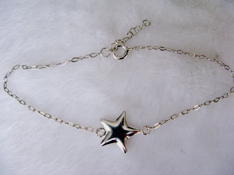 Bracelet with star in 925 silver image 1