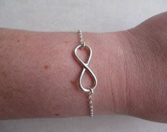 Sterling zilveren 925 Infinity armband