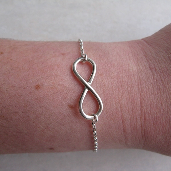 Bracelet Infini argent massif 925