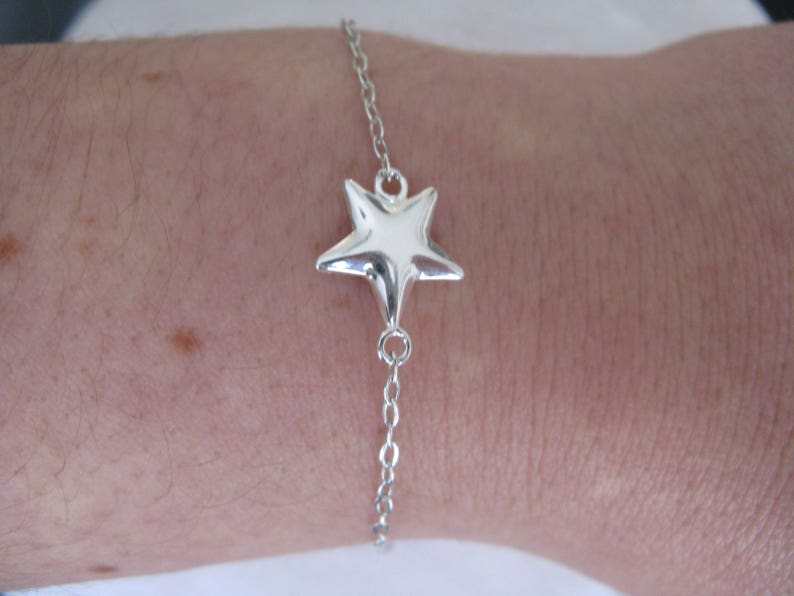 Bracelet with star in 925 silver image 3
