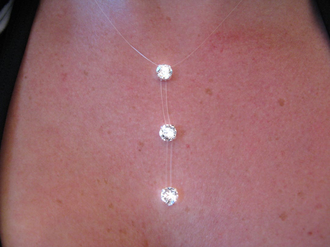 Strass Collier Transparent Diamant Swarovski Buy Transparent Nylon