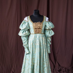 Renaissance dress, Ever After movie dress, Cinderella gown, Renaissance fair costume