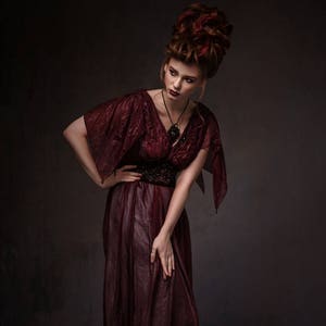 Downton Abbey inspired evening gown, Edwardian dress, 1910&#39;s Titanic Gown, Made to order