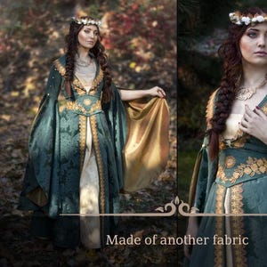 Fairy elven dress, Fantasy costume, Fantasy wedding dress, Elven gown, Renaissance Fair gown